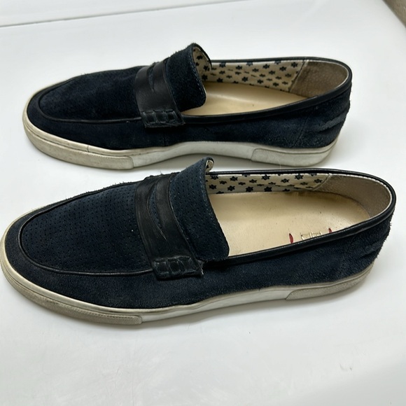 Navy Suede Slip On Sneaker ED Ellen Degeneres - Picture 3 of 10